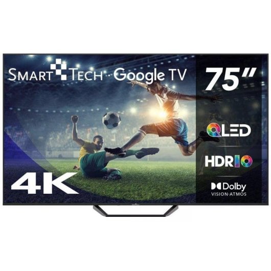 TV Smart Tech QLED 75QG06K 75" 4K UltraHD 60Hz Smart TV Google TV HDR10