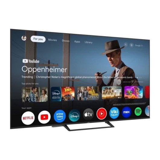 TV Smart Tech QLED 75QG06K 75" 4K UltraHD 60Hz Smart TV Google TV HDR10