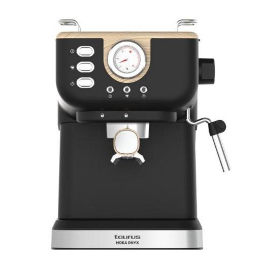 Caffettiera Espresso Taurus 1,5 L 20 bar con montalatte e scaldatazze