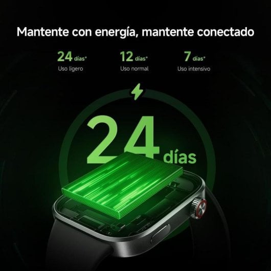 XIAOMI REDMI Watch 6 Bluetooth GPS 46mm Preto Obsidiana 12 dias Autonomia