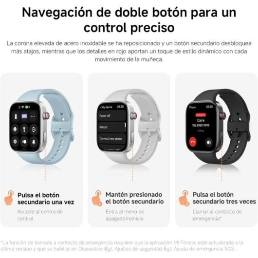 XIAOMI REDMI Watch 6 Bluetooth GPS 46mm Preto Obsidiana 12 dias Autonomia