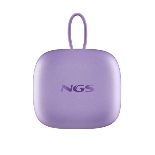 Tapones auditivos NGS NOON Purple reutilizables con atenuación 23 dB y estuche compacto