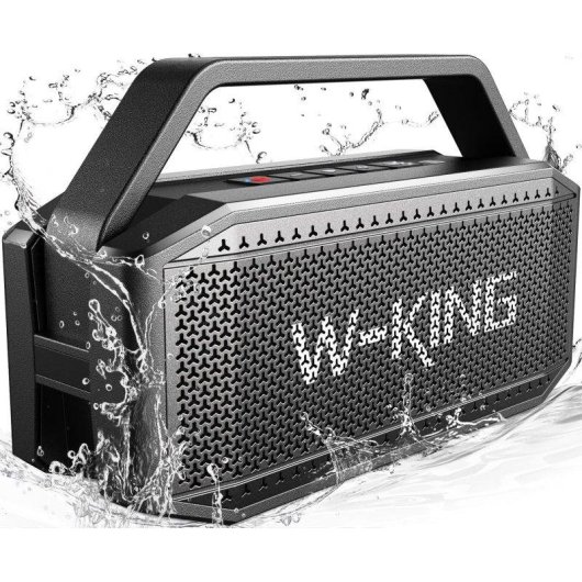 Altavoces W-King Bluetooth Portátil 60W RMS IPX6 con Graves Profundos y Llamadas Manos Libres