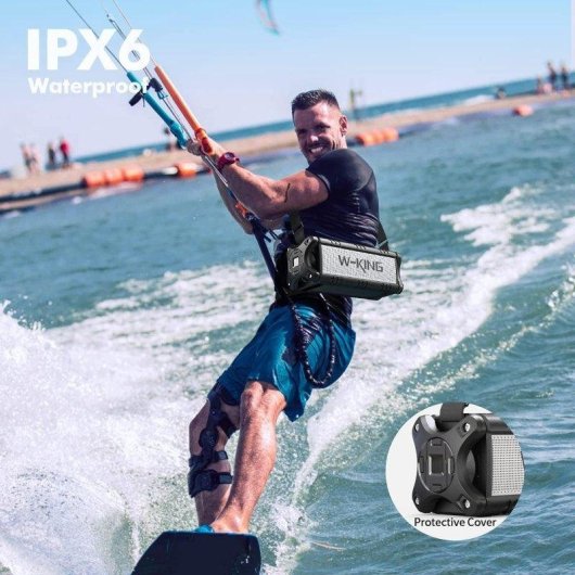 Altavoces W-King Bluetooth Portátiles 90W con batería y resistencia IPX6