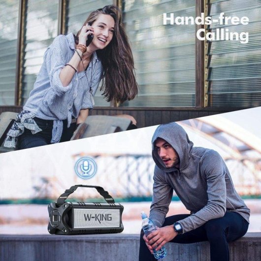 Altavoces W-King Bluetooth Portátiles 90W con batería y resistencia IPX6