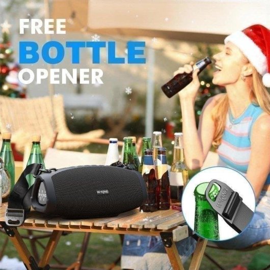 Altavoces W-King Bluetooth portables 120W avec batterie externe et IPX6