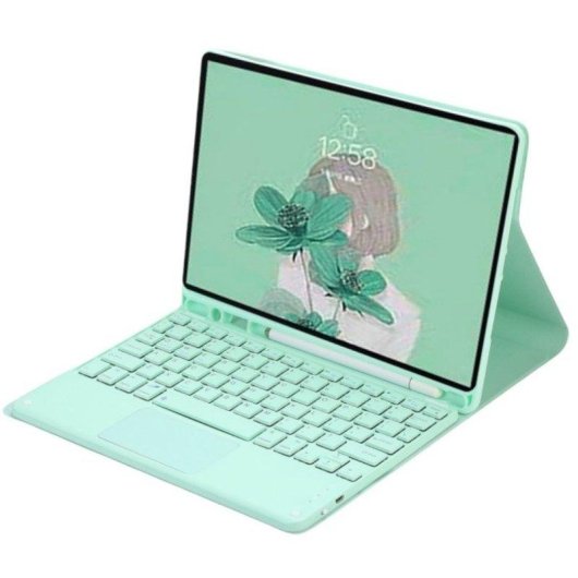 Funda con Teclado Bluetooth para iPad Pro 11" 2024 Royal Bailey TS211c Verde