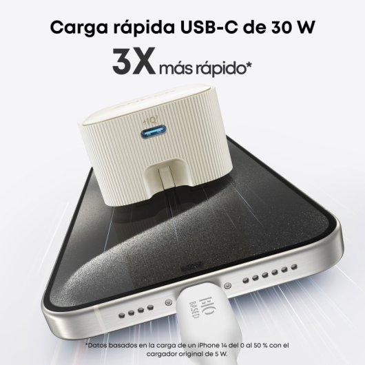 Cargador de Pared Anker Nano 30W, 1 USB-C, Blanco