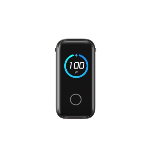 Cargador de Pared Anker 100W, Carga Rápida, Qi Pantalla inteligente, 2 USB-C, 1 USB-A, Negro