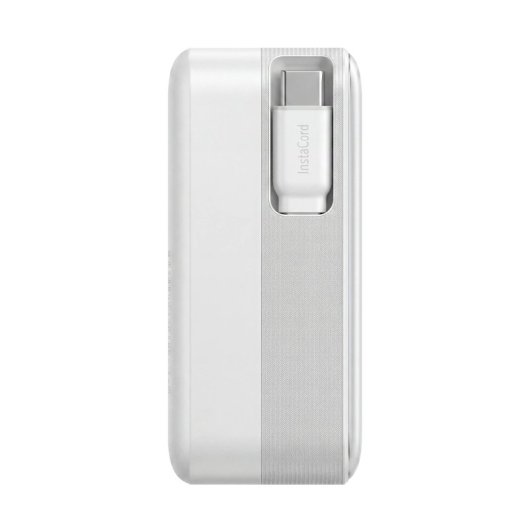 Power Bank Anker Nano 10.000 mAh, 45W, 1 USB-C, Cable retráctil USB-C, 1 USB-A Blanco