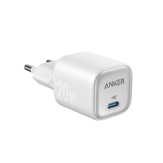 Cargador de Pared Anker Zolo 20W, 1 USB-C, Blanco