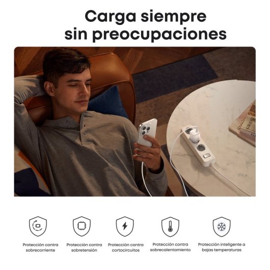 Cargador de Pared Anker Zolo 20W, 1 USB-C, Blanco