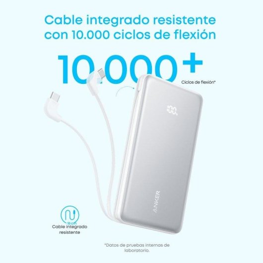 Power Bank Anker Zolo 10000 mAh 30 W Blanco