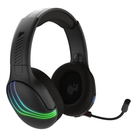 Auriculares PDP Afterglow Wave inalámbricos Bluetooth Cancelación de Ruido Micrófono Negro