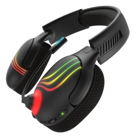 Auriculares PDP Afterglow Wave inalámbricos Bluetooth Cancelación de Ruido Micrófono Negro