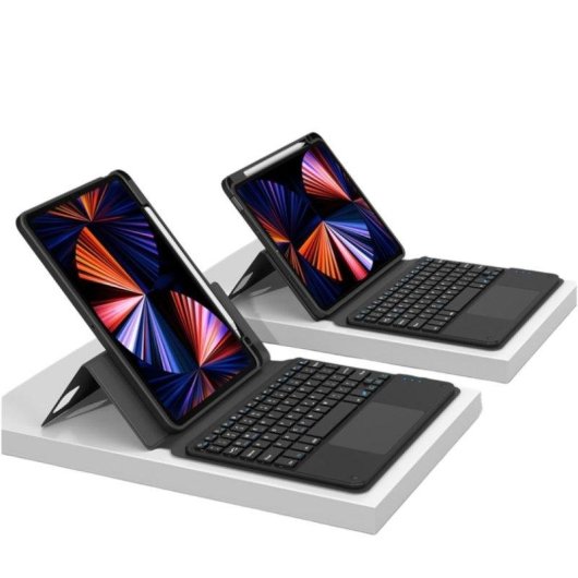 Funda con Teclado Bluetooth Royal Bailey Sx11c-1 para iPad Air 11/10.9/Pro 11 Negro