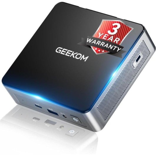 Mini PC GEEKOM Air12 Intel Pentium Gold 7505 16GB 512GB SSD Intel UHD Windows 11 Triple Pantalla Ultra Compacto