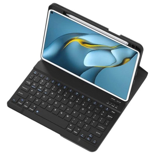 Funda con Teclado Bluetooth Royal Bailey para Huawei MatePad SE 10.1" y Otros Modelos