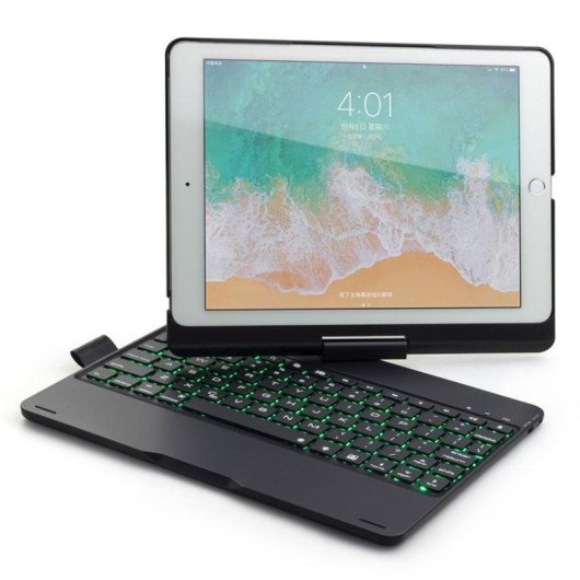 Funda com Teclado Bluetooth Royal Bailey F180as para iPad