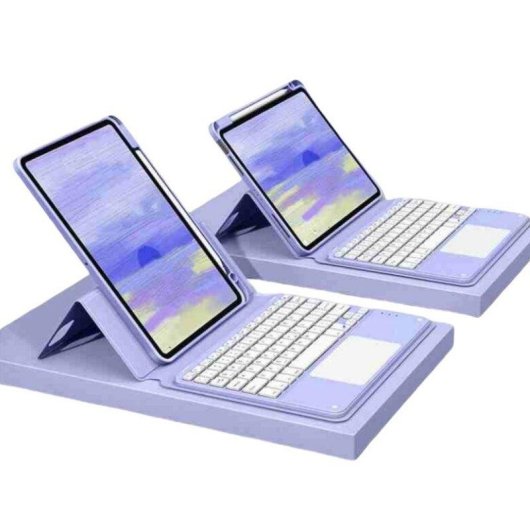 Funda con Teclado Bluetooth Royal Bailey Sx11c-1 para iPad Air 11/10.9/Pro 11