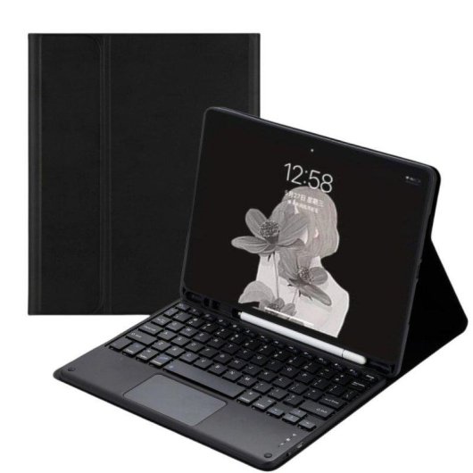 Funda con Teclado Bluetooth Royal Bailey para Samsung Galaxy Tab A8 10.5" Negro
