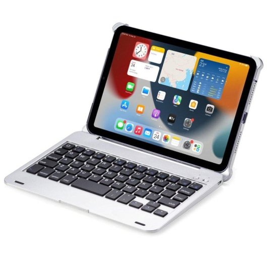 Funda Teclado Bluetooth Royal Bailey F19a para iPad 2018/2017, Pro 9.7, Air 2, Air