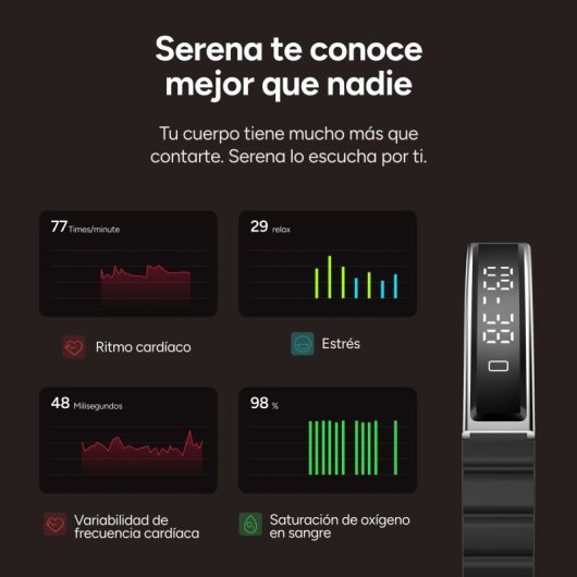 Ksix Serena Ultraligera Con Pantalla Smartband, 100 Modos Deporte, Sueño Y 7 Días De Batería, 2 Correas, Caja Plateada