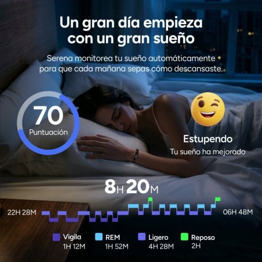 Ksix Serena Ultraligera Con Pantalla Smartband, 100 Modos Deporte, Sueño Y 7 Días De Batería, 2 Correas, Caja Plateada