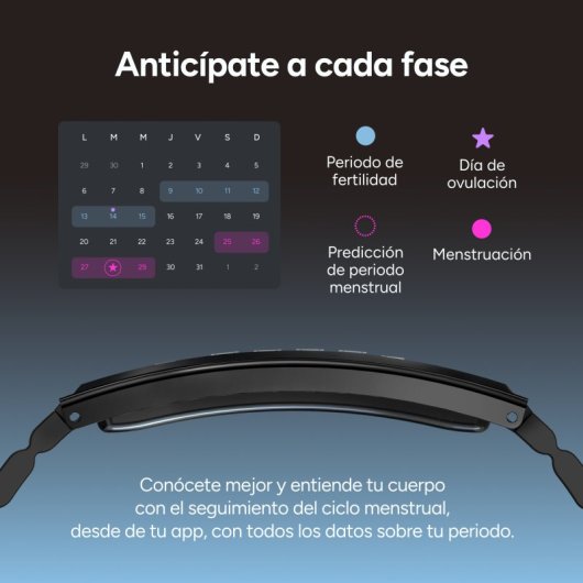 Ksix Serena Go Ultraligera Con Pantalla Smartband, 100 Modos Deporte, Sueño Y 7 Días De Batería, 2 Correas, Caja Negra
