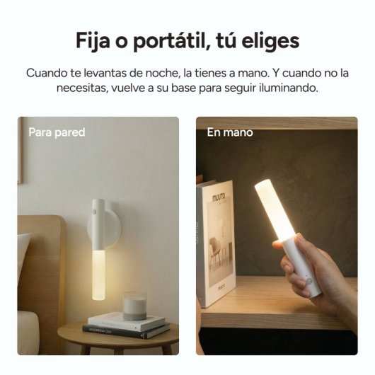 Ksix  Luz Led Sense Stick, Sensor De Movimiento, 20lm, 4000k, Batería De Litio 500mah, Recargable Usb-c, Sensor De Movimiento, 20lm, 4000k, Batería De Litio 500mah, Recargable Usb-c