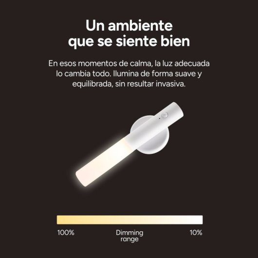 Ksix  Luz Led Sense Stick, Sensor De Movimiento, 20lm, 4000k, Batería De Litio 500mah, Recargable Usb-c, Sensor De Movimiento, 20lm, 4000k, Batería De Litio 500mah, Recargable Usb-c