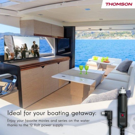 TV Thomson LED 24HG2S15C 24" HD 60Hz Smart TV Google TV Dolby Audio 12V
