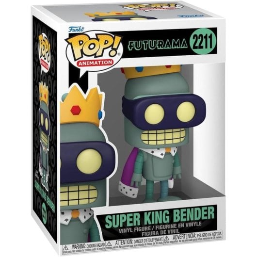 Figura Funko Pop! Vinyl Super King Bender di Futurama
