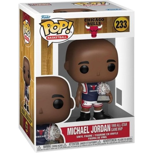 Figura Coleccionable Funko Pop! NBA Michael Jordan MVP Estrellas 1998 Vinilo