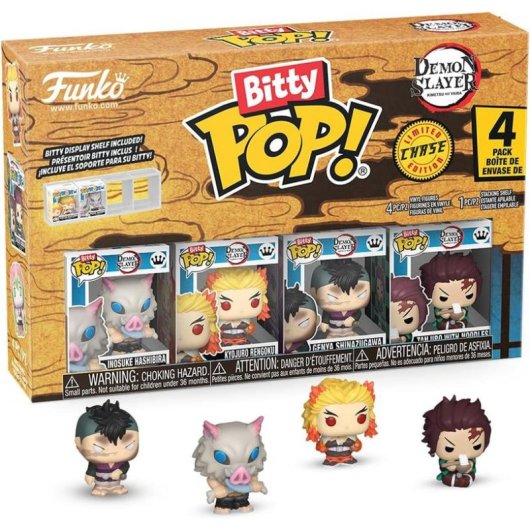 Figurine Funko Bitty Pop! 4 Pack Demon Slayer Inosuke Hashibira