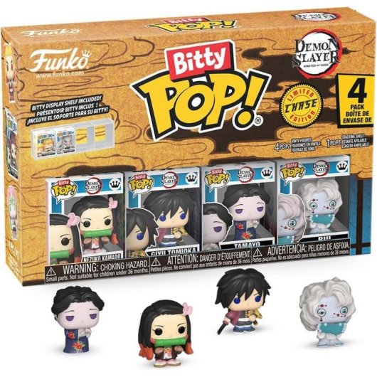 Figura Funko Bitty Pop! 4 Pack Demon Slayer Nezuko Kamado