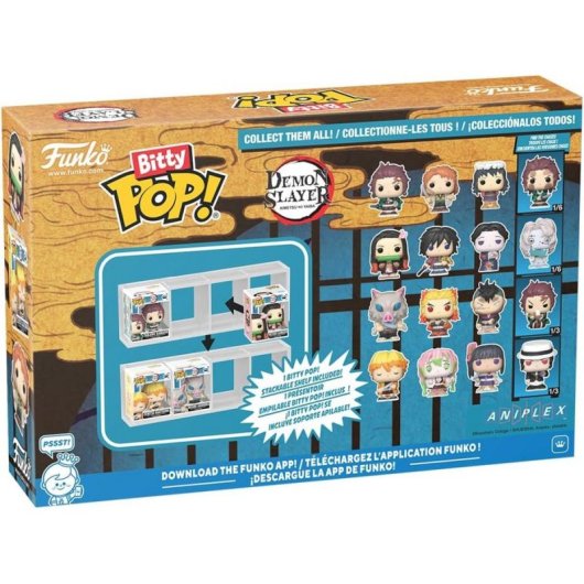 Figura Funko Bitty Pop! 4 Pack Demon Slayer Nezuko Kamado