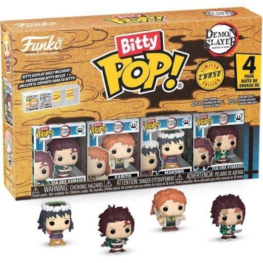Figura Funko Bitty Pop! 4 Pack Demon Slayer Rui Vinilo
