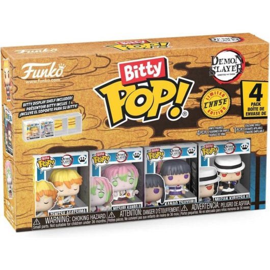 Figurine Funko Bitty Pop! 4 Pack Demon Slayer Zenitsu Agatsuma