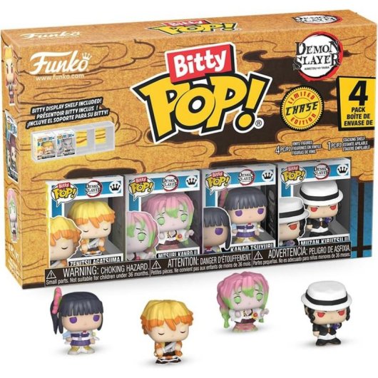 Figurine Funko Bitty Pop! 4 Pack Demon Slayer Zenitsu Agatsuma