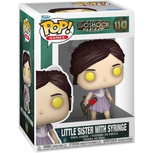Figura Funko Pop! Bioshock Little Sister com Seringuilha de Vinil Coleccionável
