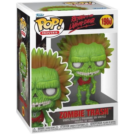 Figura Funko Pop! Movies Zombie Trash Vinil Coleccionável
