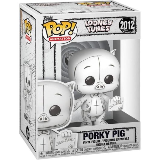 Figura Funko Pop! Looney Tunes - Porky Pig Vinil Coleccionável