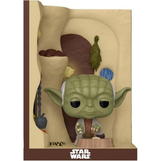 Figura Funko Pop! Nooks Star Wars Yoda in His Hut Vinile da Collezione