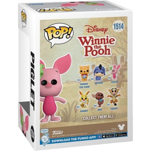 Figura Funko Pop Disney Winnie the Pooh Piglet Vinile Collezionabile