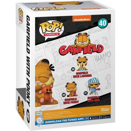 Figur Funko Pop! Garfield mit Pooky Vinyl Sammlerstück