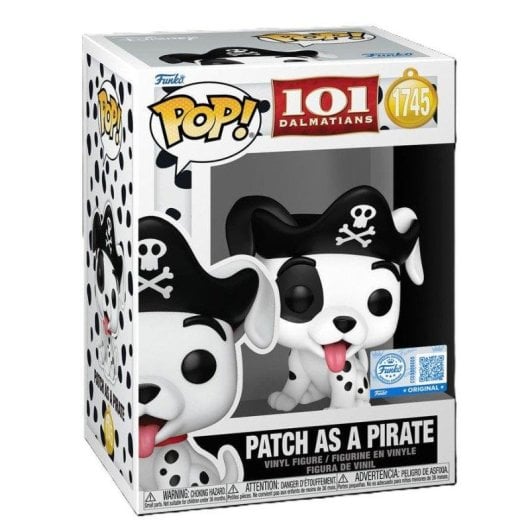 Figurina POP Vinyl Patch Costume Pirata Funko 101 Dalmatini