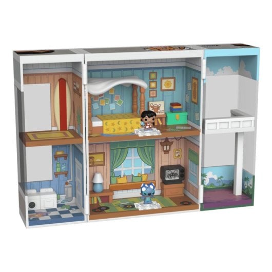 Casa de Brinquedo Funko Bitty Boxes Lilo's Home Multicolor 2 Figuras