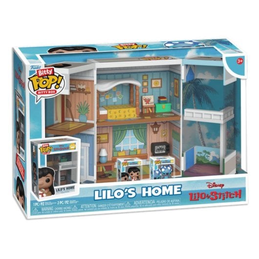 Casa de Brinquedo Funko Bitty Boxes Lilo's Home Multicolor 2 Figuras