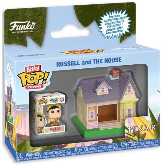 Funko Bitty POP! Town Russell y la Casa Up Disney Pixar Figura Coleccionable
